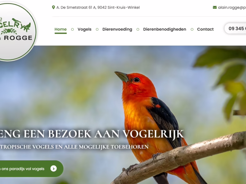 Vogel speciaalzaak Vogelrijk